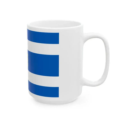 Flag of Kherson Ukraine - White Coffee Mug - Go Mug Yourself