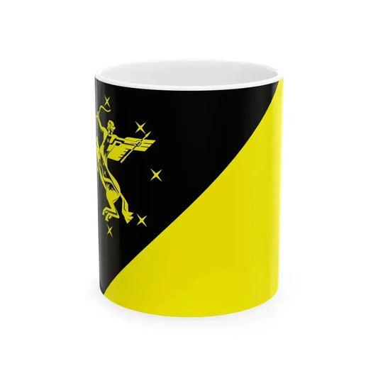 Flag of Khimki (Russia) White Coffee Mug 11oz - Go Mug Yourself
