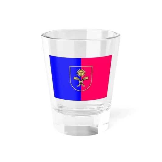 Flag of Khmelnytskyi Oblast Ukraine - Shot Glass 1.5oz 1.5oz - Go Mug Yourself