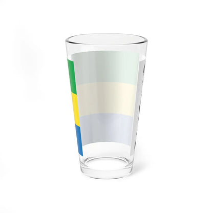 Flag of Khmelnytskyi Raion (Ukraine) Pint Glass 16oz - Go Mug Yourself