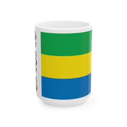 Flag of Khmelnytskyi Raion (Ukraine) White Coffee Mug 15oz - Go Mug Yourself