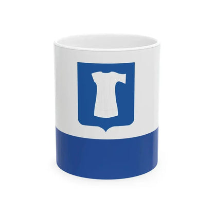 Flag of Khobi Municipality (Georgia) White Coffee Mug 11oz - Go Mug Yourself