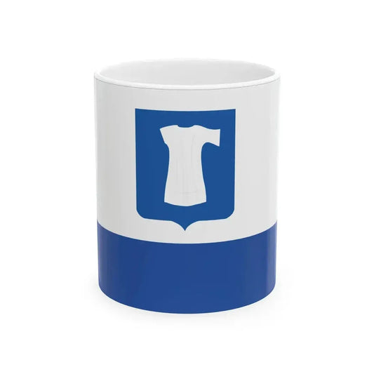 Flag of Khobi Municipality (Georgia) White Coffee Mug 11oz - Go Mug Yourself