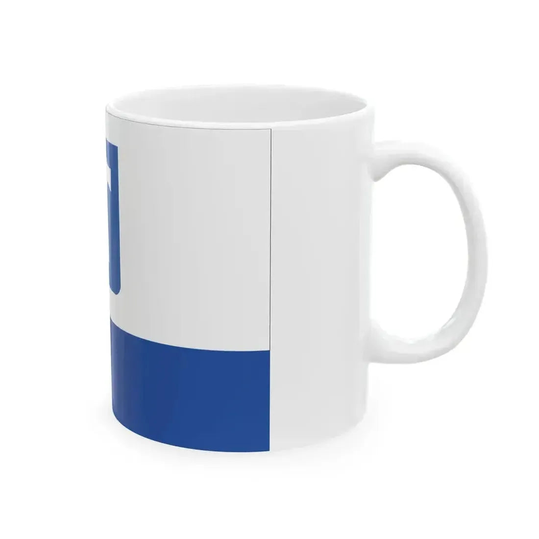 Flag of Khobi Municipality (Georgia) White Coffee Mug - Go Mug Yourself