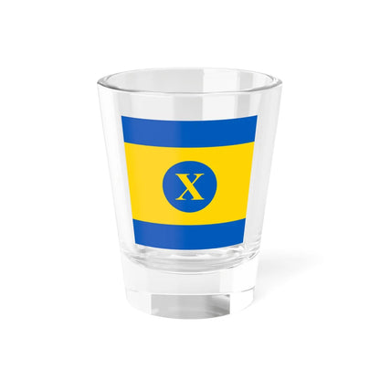 Flag of Khodoriv (Ukraine) Shot Glass 1.5oz 1.5oz - Go Mug Yourself