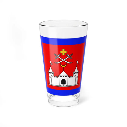 Flag of Khotyn (Ukraine) Pint Glass 16oz 16oz - Go Mug Yourself