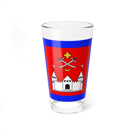 Flag of Khotyn (Ukraine) Pint Glass 16oz 16oz - Go Mug Yourself
