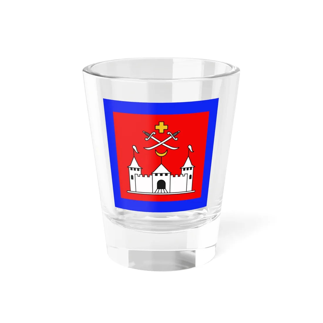 Flag of Khotyn (Ukraine) Shot Glass 1.5oz 1.5oz - Go Mug Yourself