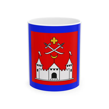 Flag of Khotyn (Ukraine) White Coffee Mug 11oz - Go Mug Yourself