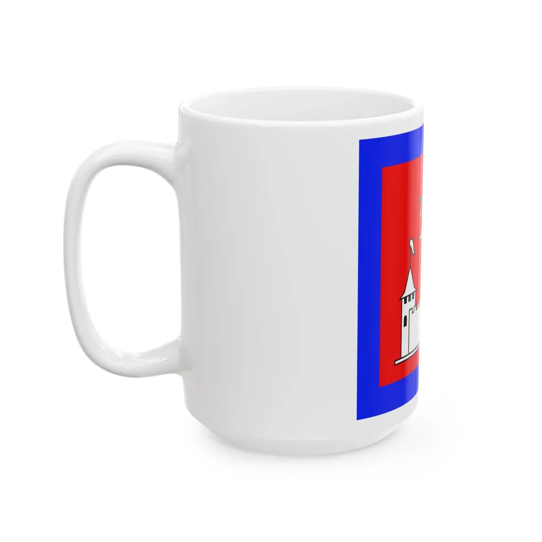 Flag of Khotyn (Ukraine) White Coffee Mug - Go Mug Yourself