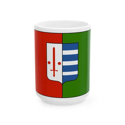 Flag of Khulo (Georgia) White Coffee Mug 15oz - Go Mug Yourself