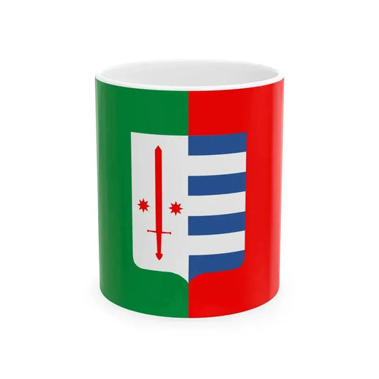 Flag of Khulo Municipality (Georgia) White Coffee Mug 11oz - Go Mug Yourself