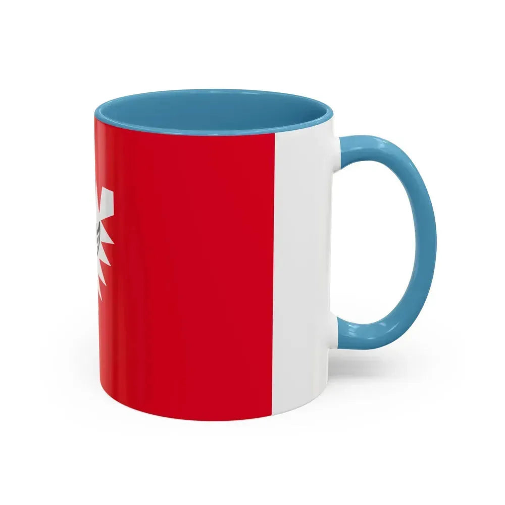 Flag of Kiel Germany - Accent Coffee Mug - Go Mug Yourself