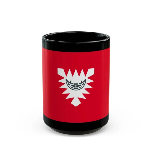 Flag of Kiel Germany - Black Coffee Mug 15oz - Go Mug Yourself
