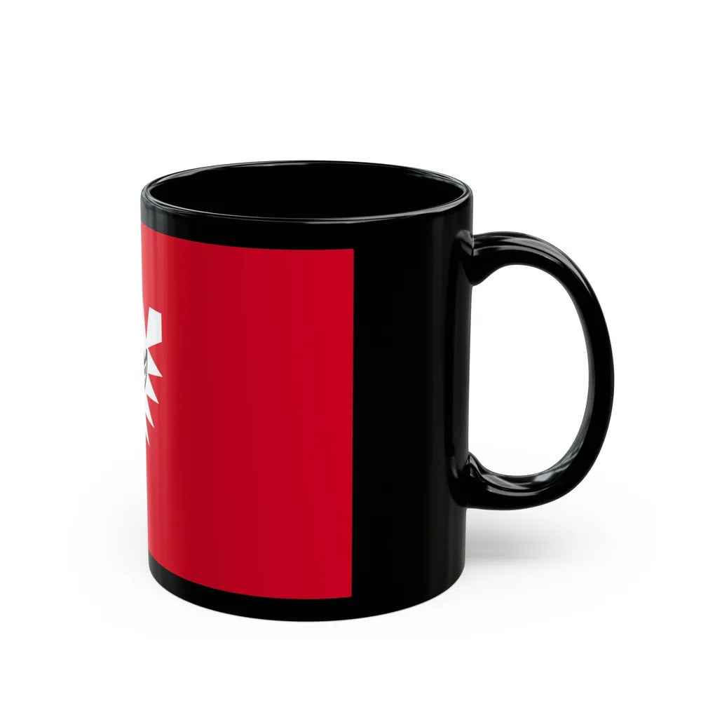 Flag of Kiel Germany - Black Coffee Mug-Go Mug Yourself