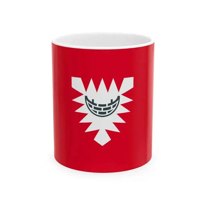 Flag of Kiel Germany - White Coffee Mug 11oz - Go Mug Yourself