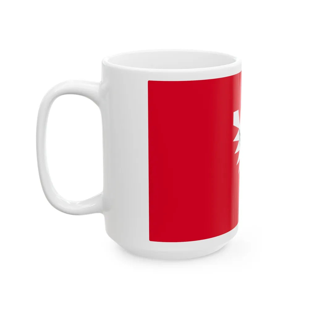 Flag of Kiel Germany - White Coffee Mug-Go Mug Yourself