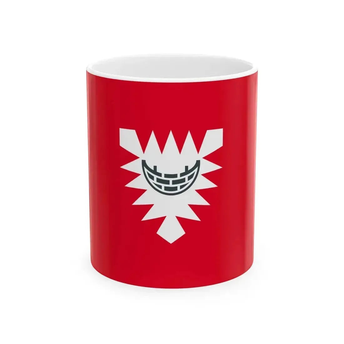 Flag of Kiel Germany - White Coffee Mug - Go Mug Yourself