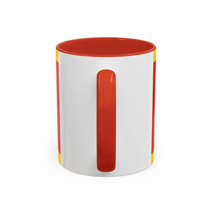 Flag of Kielce Poland - Accent Coffee Mug - Go Mug Yourself
