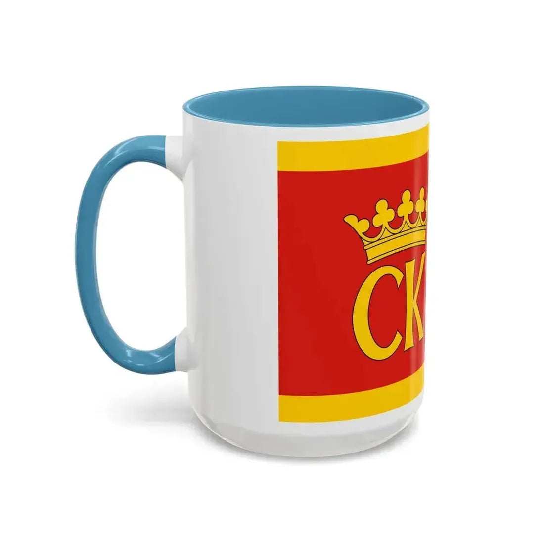 Flag of Kielce Poland - Accent Coffee Mug - Go Mug Yourself