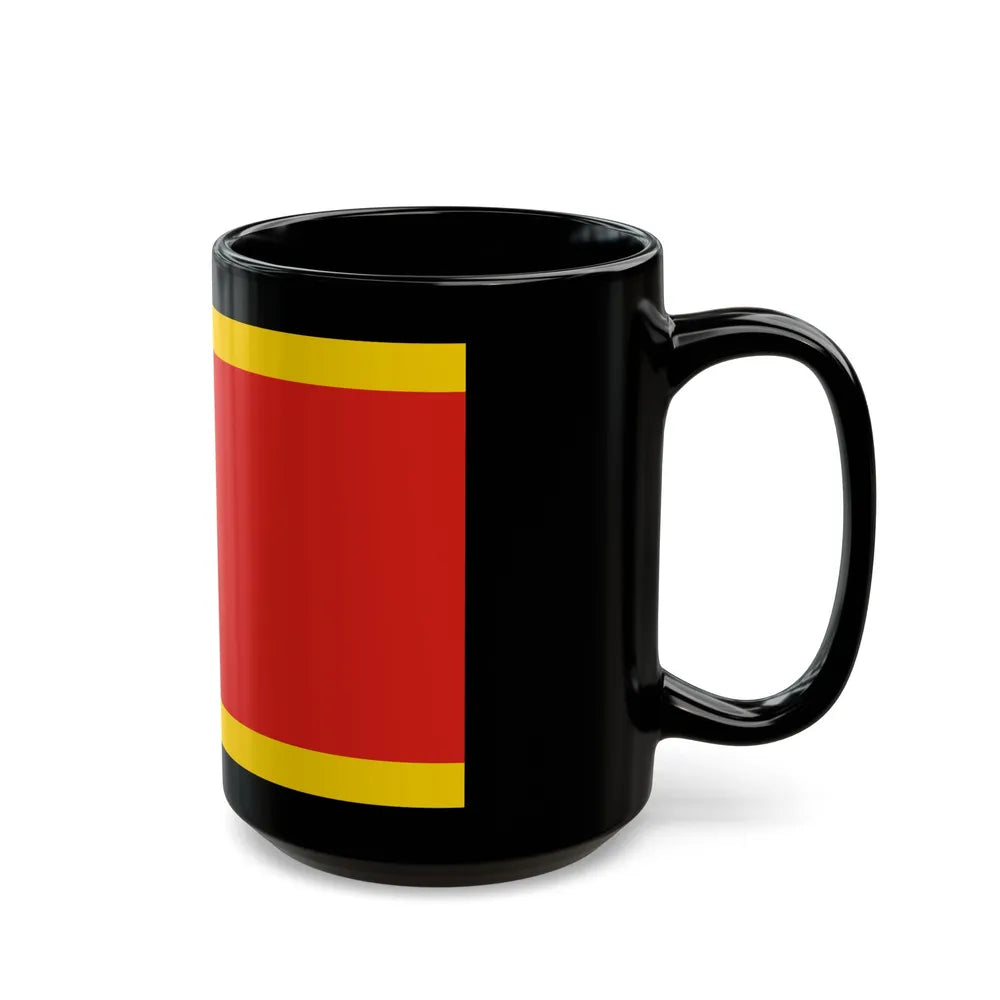 Flag of Kielce Poland - Black Coffee Mug-Go Mug Yourself