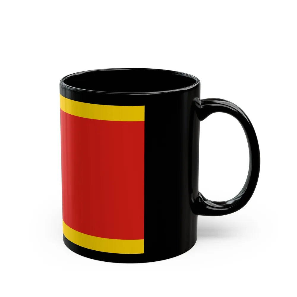 Flag of Kielce Poland - Black Coffee Mug-Go Mug Yourself