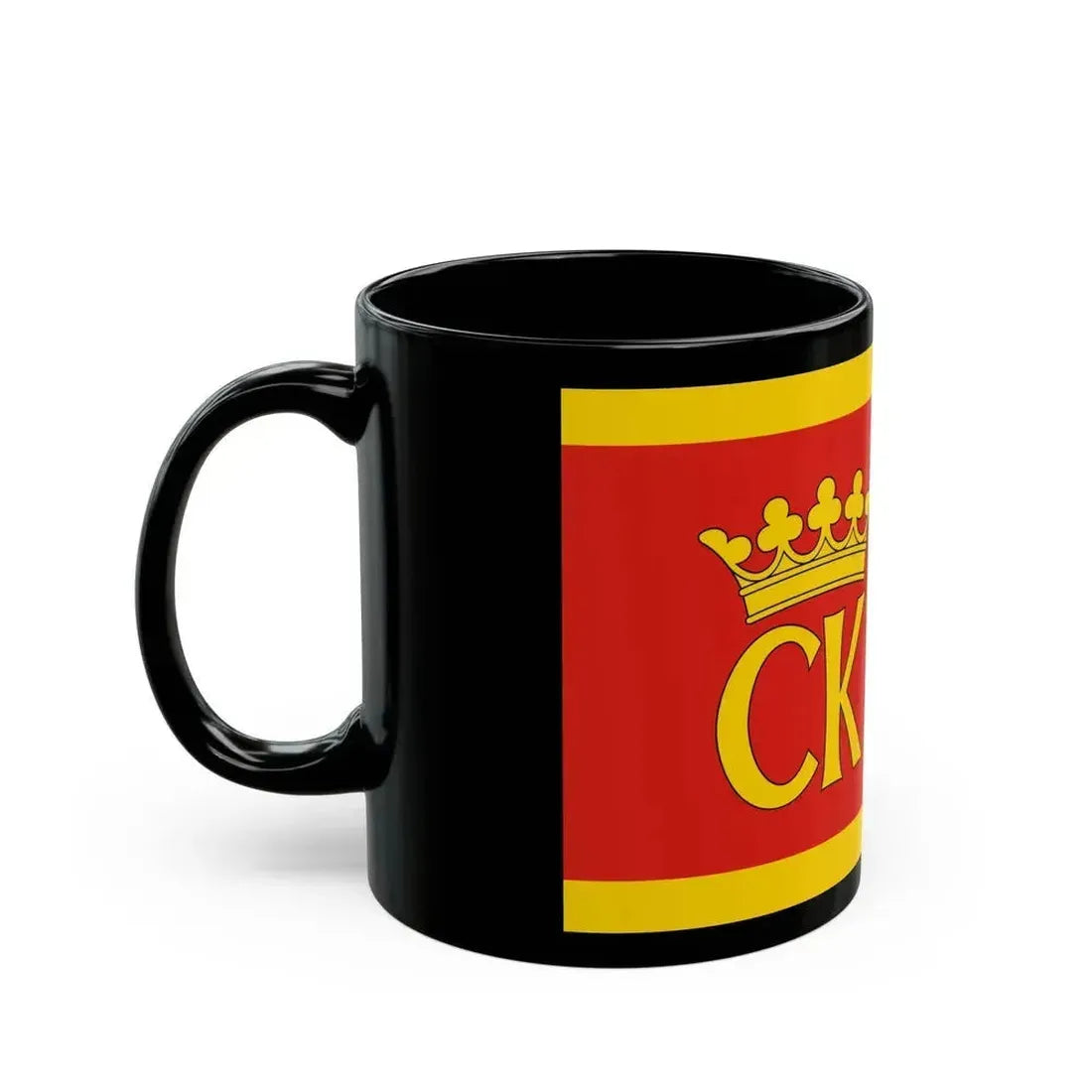 Flag of Kielce Poland - Black Coffee Mug - Go Mug Yourself
