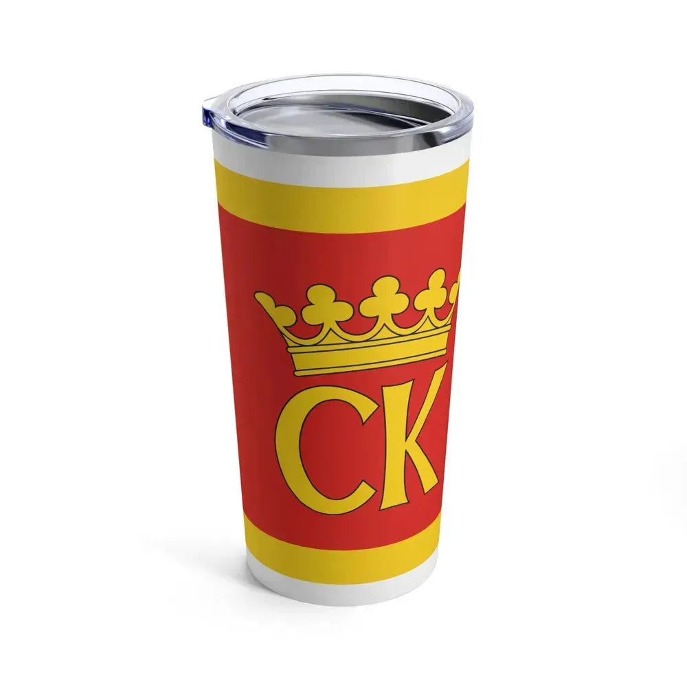 Flag of Kielce Poland - Tumbler 20oz - Go Mug Yourself