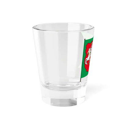 Flag of Kiev Voivodeship 1529-1569-1 (Belarus) (Coat of Arms) Shot Glass 1.5oz - Go Mug Yourself