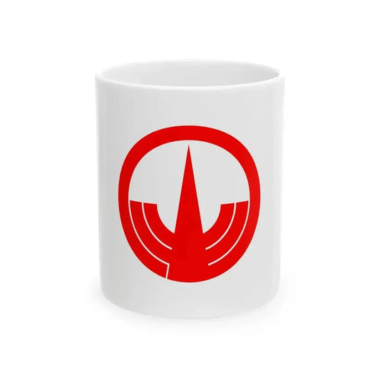 Flag of Kiire Kagoshima 1966-2004 (Japan) White Coffee Mug 11oz - Go Mug Yourself