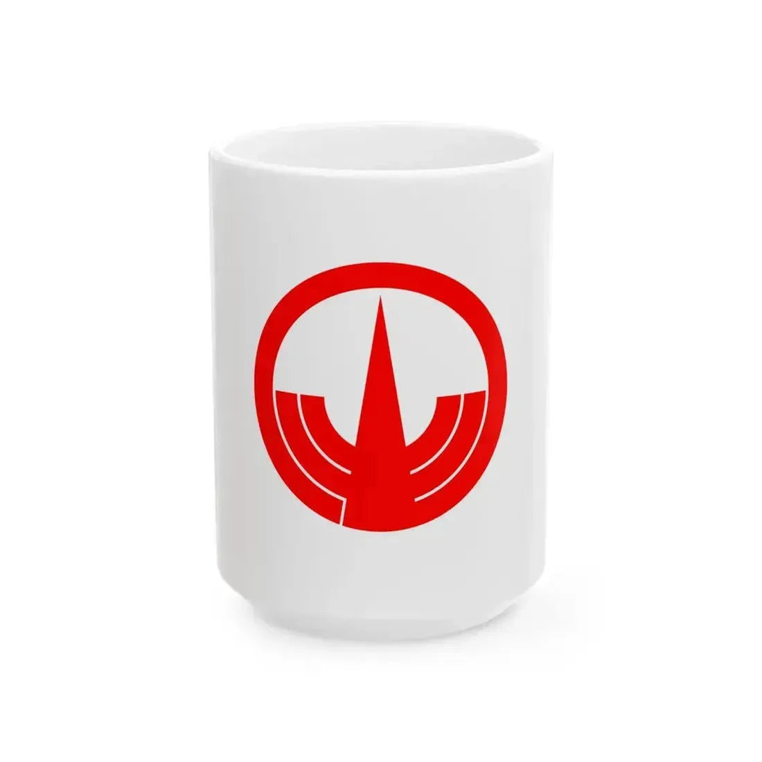 Flag of Kiire Kagoshima 1966-2004 (Japan) White Coffee Mug 15oz - Go Mug Yourself