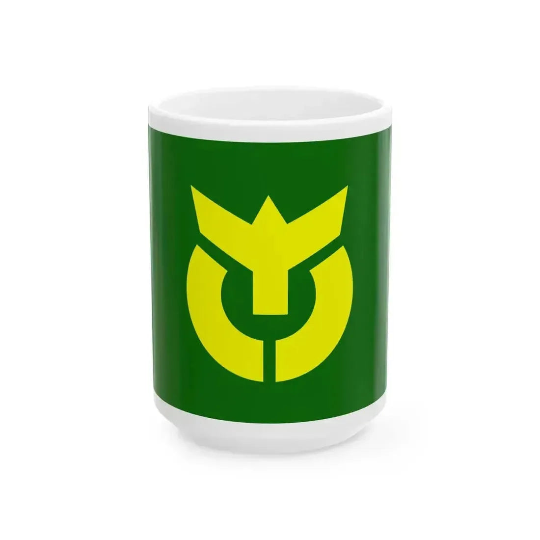 Flag of Kijo Miyazaki (Japan) White Coffee Mug 15oz - Go Mug Yourself