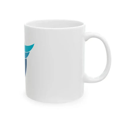 Flag of Kikuchi Kumamoto (Japan) White Coffee Mug - Go Mug Yourself