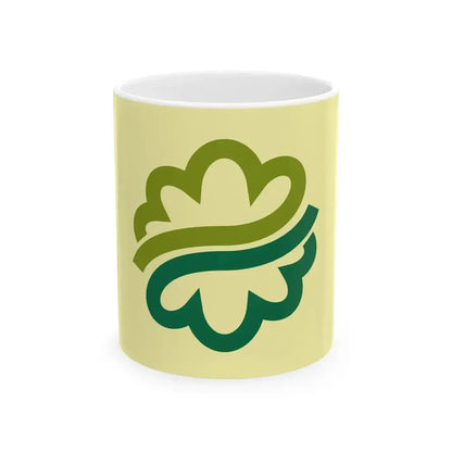 Flag of Kikugawa Shizuoka (Japan) White Coffee Mug 11oz - Go Mug Yourself