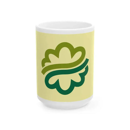 Flag of Kikugawa Shizuoka (Japan) White Coffee Mug 15oz - Go Mug Yourself