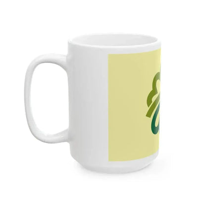Flag of Kikugawa Shizuoka (Japan) White Coffee Mug - Go Mug Yourself