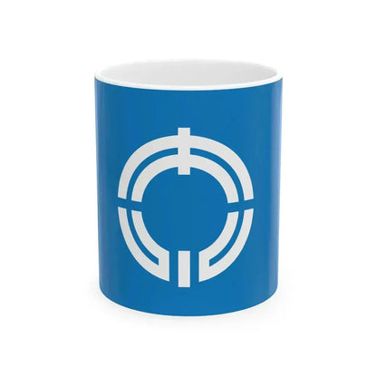 Flag of Kikusui Kumamoto 1994-2005 (Japan) White Coffee Mug 11oz - Go Mug Yourself