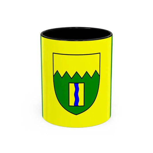 Flag of Kimberley British Columbia Canada - Accent Coffee Mug 11oz Black - Go Mug Yourself