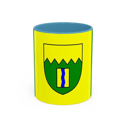 Flag of Kimberley British Columbia Canada - Accent Coffee Mug 11oz Light Blue - Go Mug Yourself