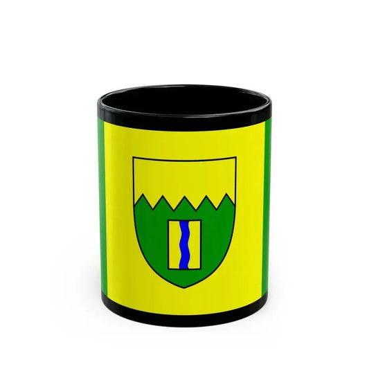 Flag of Kimberley British Columbia Canada - Black Coffee Mug 11oz - Go Mug Yourself