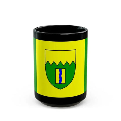Flag of Kimberley British Columbia Canada - Black Coffee Mug 15oz - Go Mug Yourself