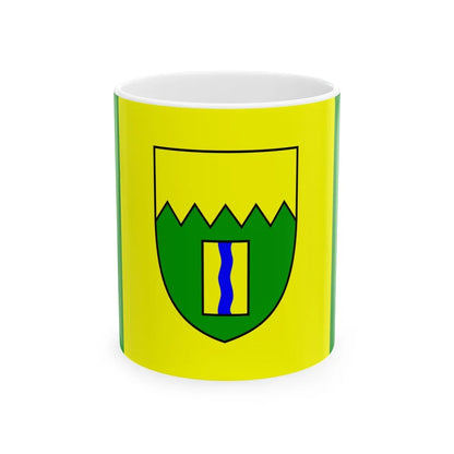 Flag of Kimberley British Columbia Canada - White Coffee Mug-11oz-Go Mug Yourself