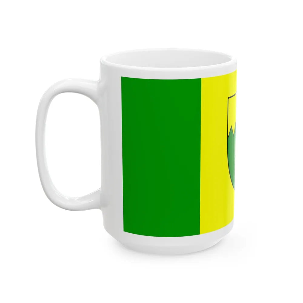 Flag of Kimberley British Columbia Canada - White Coffee Mug-Go Mug Yourself