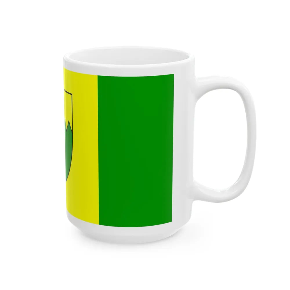 Flag of Kimberley British Columbia Canada - White Coffee Mug-Go Mug Yourself