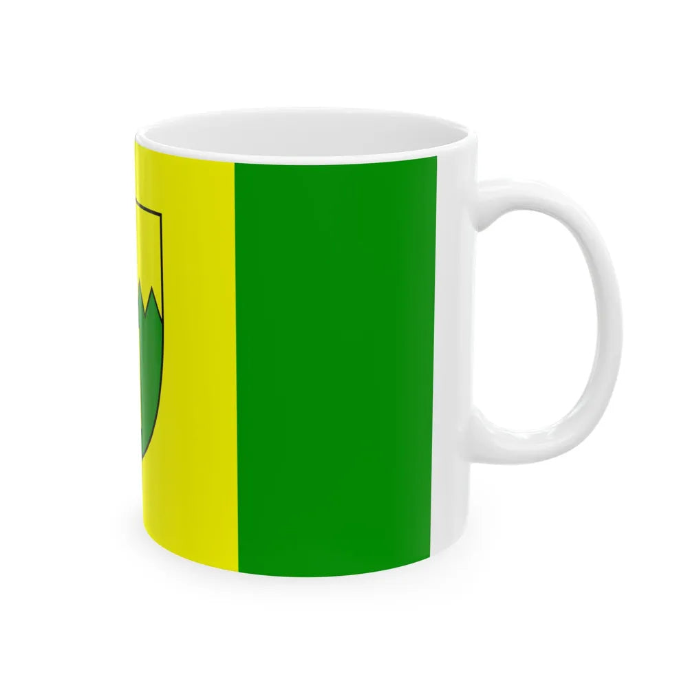 Flag of Kimberley British Columbia Canada - White Coffee Mug-Go Mug Yourself