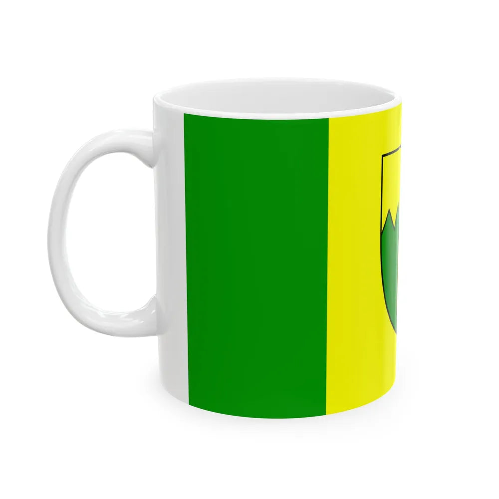 Flag of Kimberley British Columbia Canada - White Coffee Mug-Go Mug Yourself