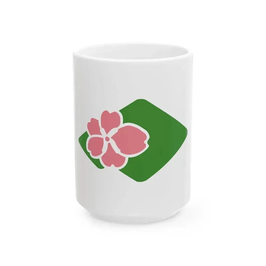 Flag of Kimobetsu Hokkaido (Japan) White Coffee Mug 15oz - Go Mug Yourself