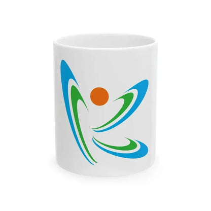 Flag of Kimotsuki Kagoshima (Japan) White Coffee Mug 11oz - Go Mug Yourself