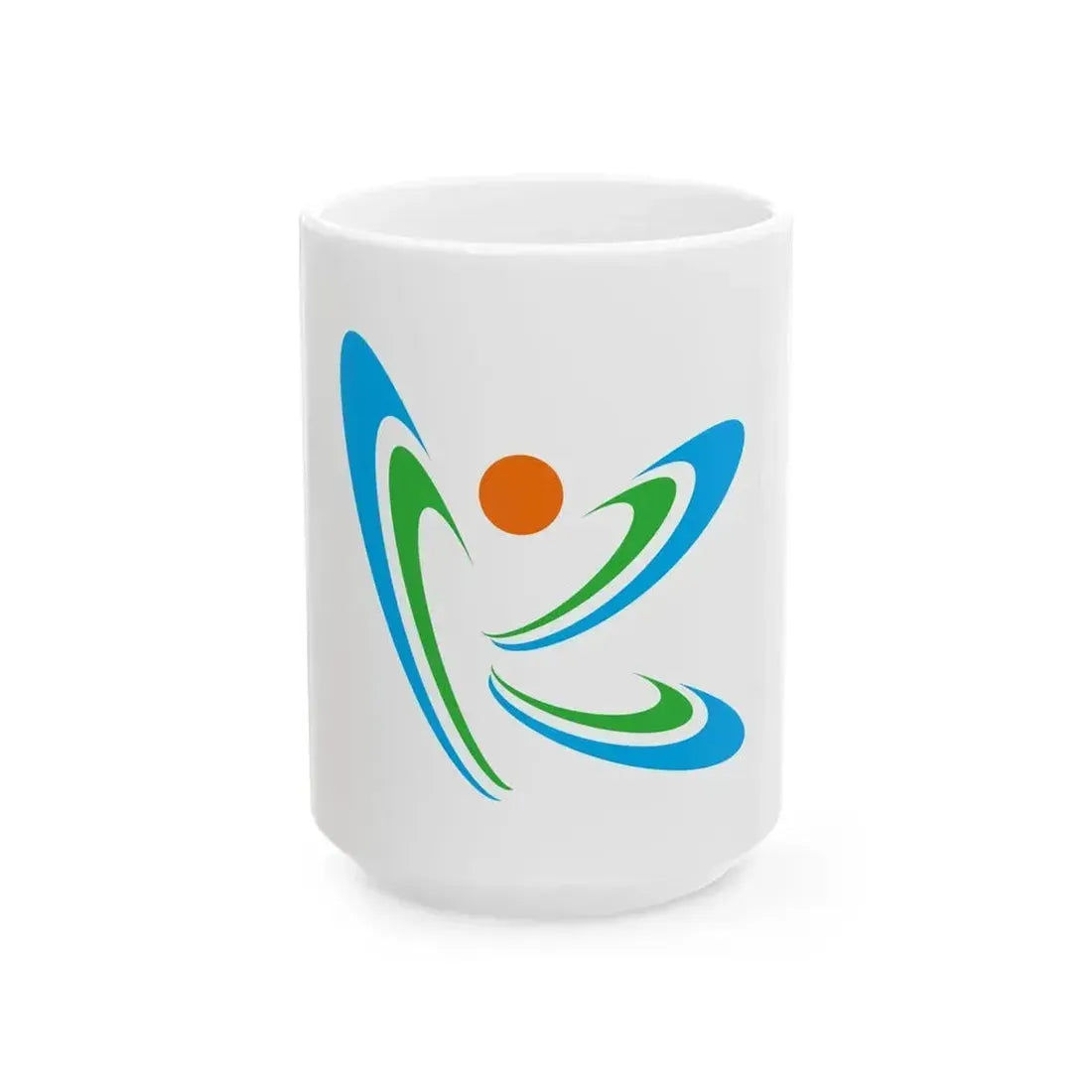 Flag of Kimotsuki Kagoshima (Japan) White Coffee Mug 15oz - Go Mug Yourself