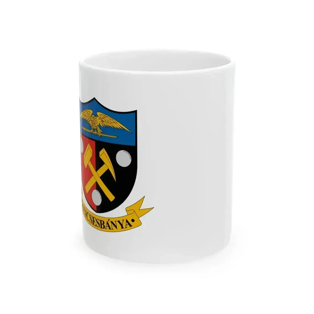 Flag of Kincsesbanya (Hungary) White Coffee Mug 11oz - Go Mug Yourself